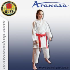 Arawaza Kata DELUXE Evo - WUKF app., white/red WUKF Approved - White | 195
