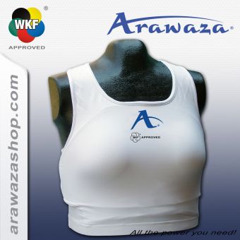 Arawaza Chest Protector Top, WKF approved XS