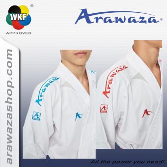 Arawaza Kumite Del EVO,PL-Combo-Set red/blue, WKF app. 