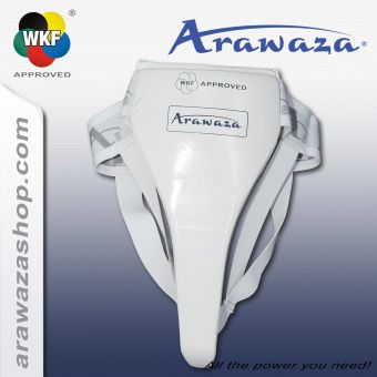 Arawaza Women's groin guard, WKF approved 