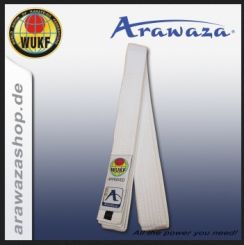 Arawaza Japanese Kata Belt - WUKF app. 250 | white