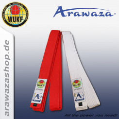 Arawaza Japanese Kumite Belt - WUKF app. 310 | White